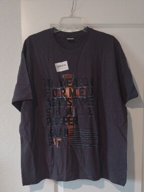 Men's Graphic T-Shirt in Charcoal New